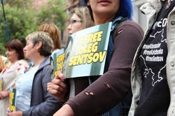 Харків’яни висловили свою підтримку Олегу Сенцову