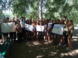 Харківська «Солідарність» та бійці АТО провели для школярів урок мужності