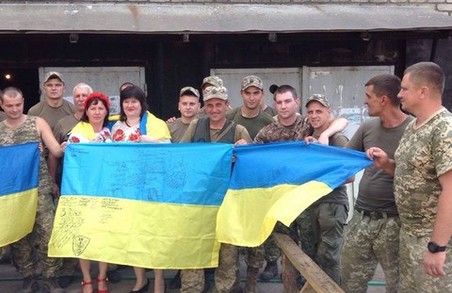Харківська «Солідарність» відвідала бійців на сході
