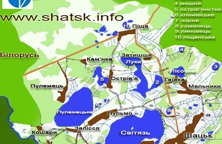 Харків'яни зможуть побачити Шацькі озера