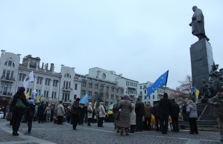 Чотири роки від початку Євромайдану відзначили в Харкові