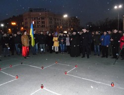 Харків’яни запалили свічки в пам'ять про жертв Голодоморів