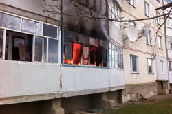 На Харківщині від вогню була врятована людина