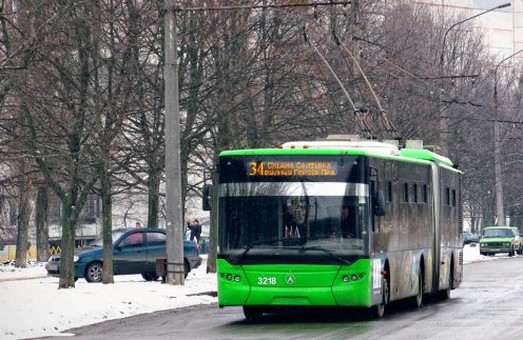 Тролейбус №34 певний час їздитиме іншим маршрутом