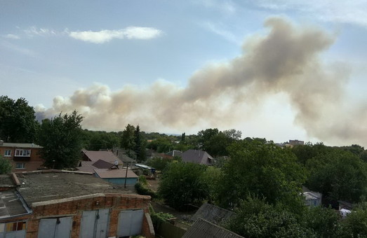 Лісова пожежа на Харківщині була локалізована