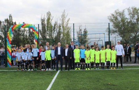 На території однієї з шкіл Харківщини з’явився новий спорткомплекс