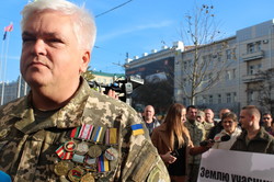 В Харкові ветерани АТО нагадали міськраді про своє право на землю