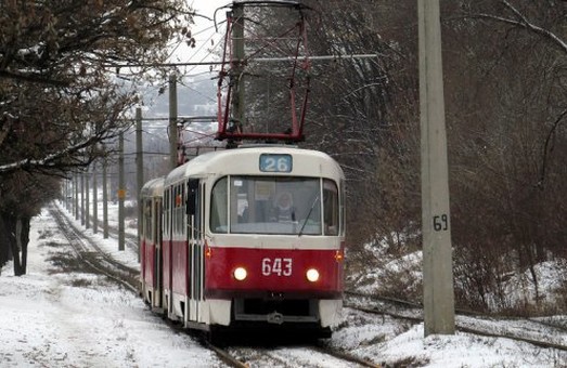 Трамвай №26 частково відновив рух Харковом