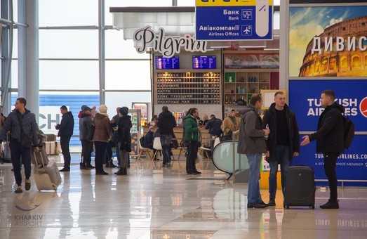 Міжнародний трафік в аеропорту Ярославського у Харкові виріс у грудні на 37%
