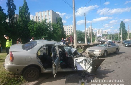 В Харкові сталася масова аварія