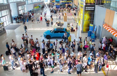 Пасажирський трафік на міжнародних рейсах харківського аеропорту Ярославського за 5 місяців виріс на 34%