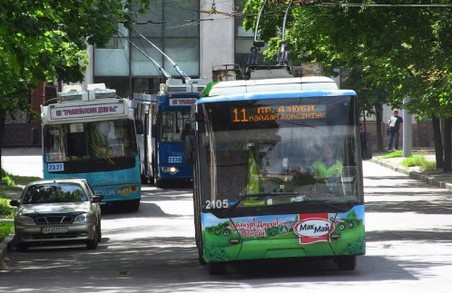 Тролейбус №11 кілька днів курсуватиме Харковом за іншим маршрутом