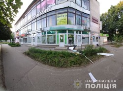 На Харківщині були підірвані банкомати (фото)