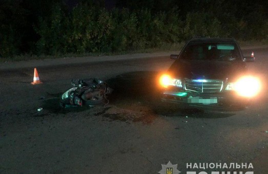 Внаслідок ДТП у Московському районі Харкова постраждав водій скутера