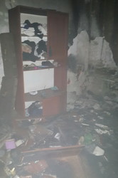В Харкові сталася пожежа в багатоквартирному будинку