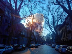 У центрі Одеси палає пам'ятник архітектури (ФОТО, ВІДЕО)