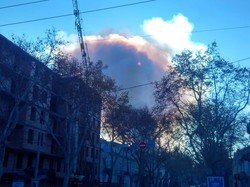 У центрі Одеси палає пам'ятник архітектури (ФОТО, ВІДЕО)