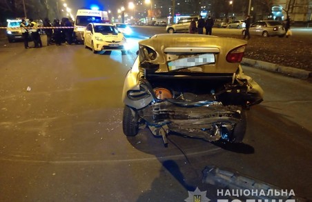 У Харкові п’яний водій іномарки спричинив ДТП та намагався втекти з місця аварії (ФОТО)