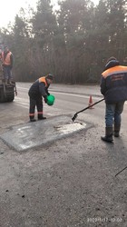 Триває аварійний ямковий ремонт на дорогах державного значення Харківщини (ФОТО)
