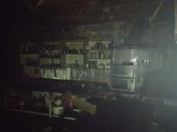 В Харкові рятувальники ліквідували пожежу в кафе