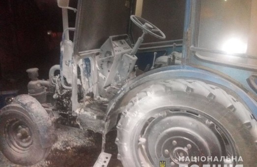 Вибух трактору на «Барабашово»: поліція відкрила кримінальне провадження (ФОТО)