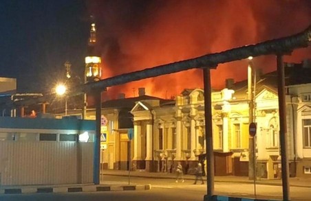 У Харкові зайнялася дуже велика пожежа на Центральному ринку (ВІДЕО)