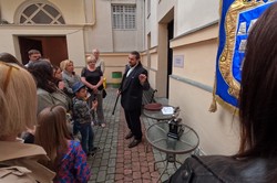 В Дрогобичі на Львівщині провели благодійну екскурсію, кошти від якої підуть на відновлення музею Сковороди Харківщині (ФОТО)